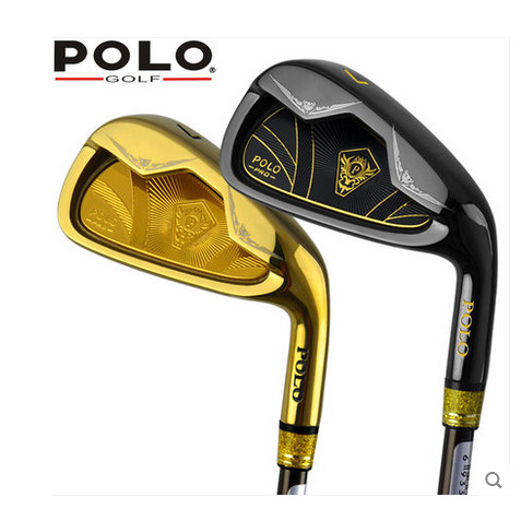 Novo estilo POLO Golf Club No. 7 Homens de Ferro No. Haste de prática para iniciantes com 7 hastes, haste de carbono, co