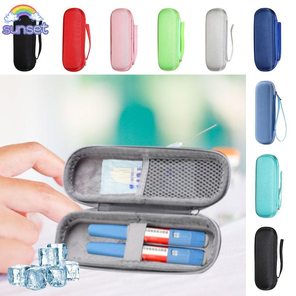 Saco De Resfriamento De Insulina SUNSET , Refrigerador Com Isolamento Térmico De EVA Viagem De Medicamentos À Prova D'ág