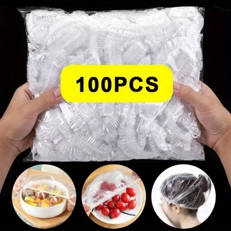 Tampas de Plástico Descartáveis para Cobertura de Alimentos