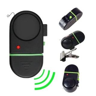 Alarme Sonoro Eletrônico C/ Led Para Varas De Pesca + 3 Baterias