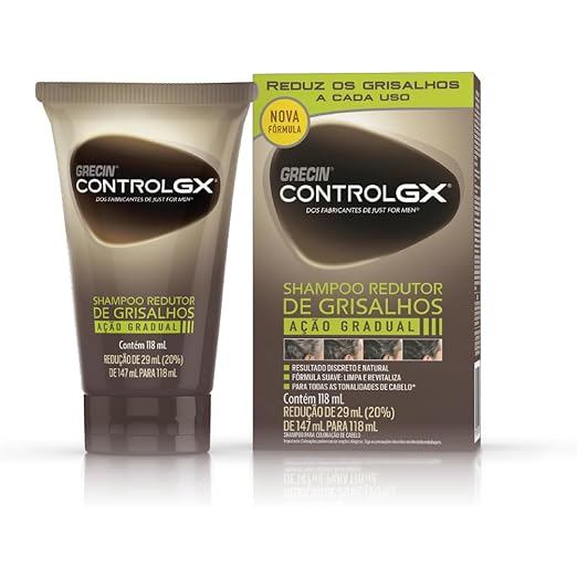 SHAMPOO REDUTOR DE GRISALHOS CONTROL GX GRECIN 118ML