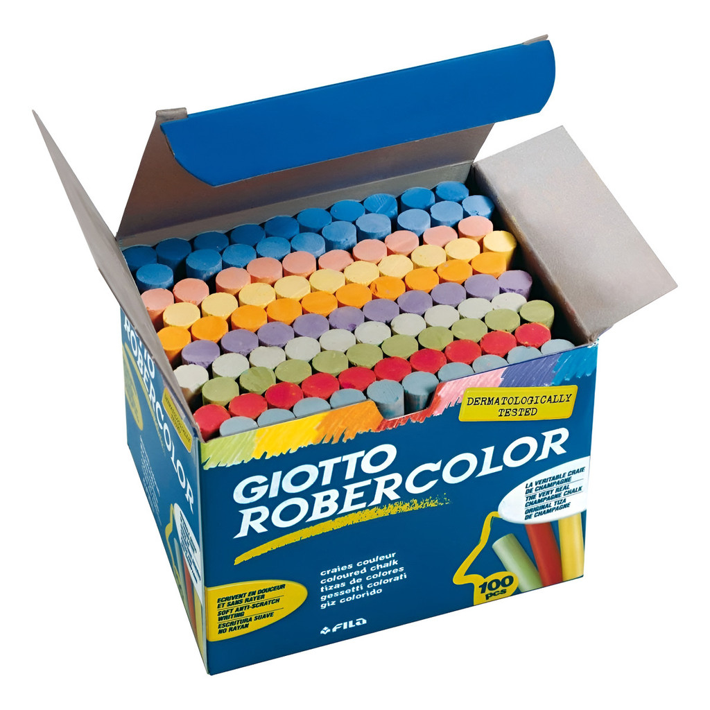 Giz COLORIDO GIOTTO Robercolor 100 Unidades - 539000