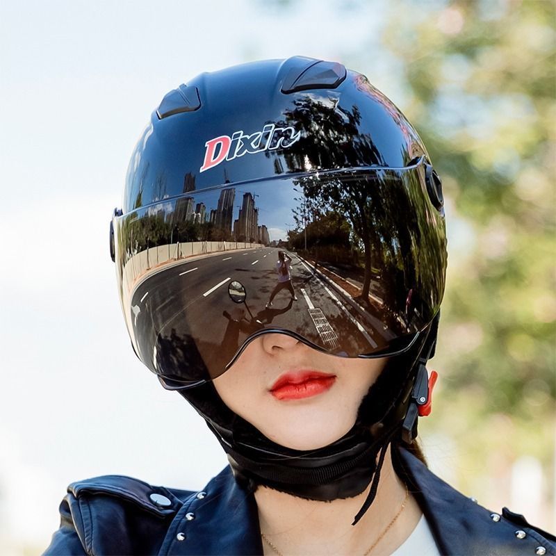 Capacete de Bicicleta Elétrica 3C, Harley, Bicicleta para Homens e Mulheres, Quatro Estações, Outono