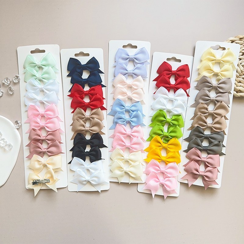 kit 10 Lacinho para Cabelo Bebe e Criança Bico de Pato 025-060