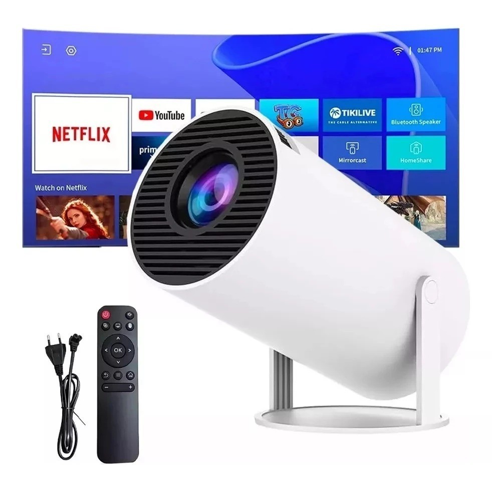 Projetor 4K HD 150 Polegadas Celular, Tv B0x, Xbox, PS, Pc, Wifi HY300 Magcubic Envio Imediato