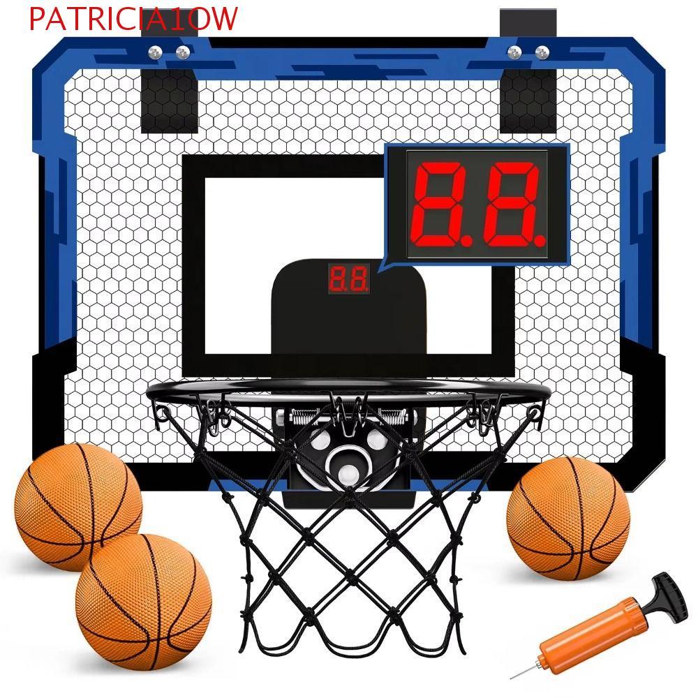 PATRICIA1OW Mini Conjunto De Cesta De Basquete , Montado Na Parede Sobre A Porta , Gol Interno , Dobrável