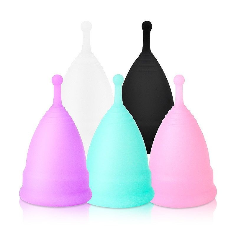 Coletor de Menstruação Silicone Kit com 2 Unds Reutilizável Econômico e Atóxico