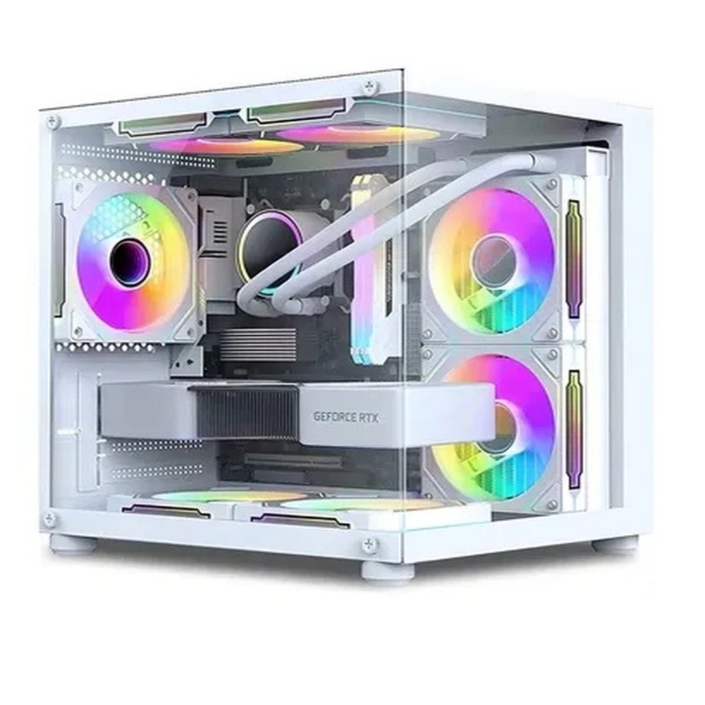 PC Gamer RGB Aquario Branco Intel I5  Memória RAM 16GB 240GB SSD