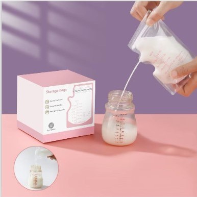 MODIVA Kit 40/80 Un Saco Saquinhos Congelar Leite Maternidade Bebê