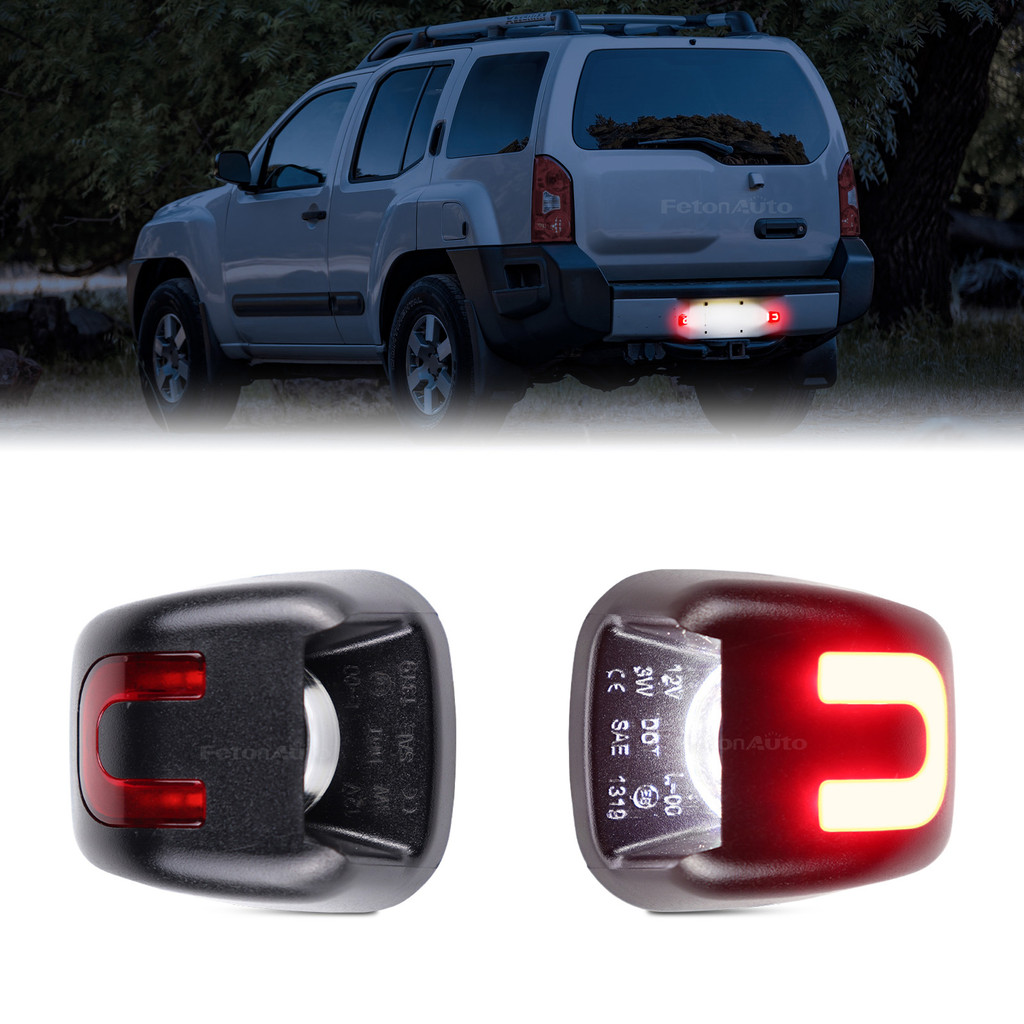 Para Nissan Frontier 07-19 Titan Xterra 07-15 Armada Suzuki Equator 09-12 18SMD Novo U LED Luz Da Placa De Licença Verme