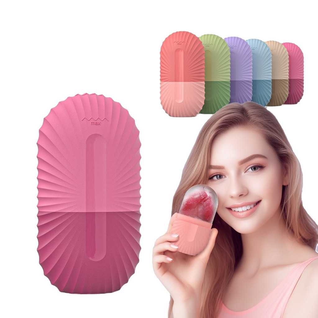 Rolo Gelo Massageador Facial Refrescante Contra Inchaço Pescoço Limpos JJ