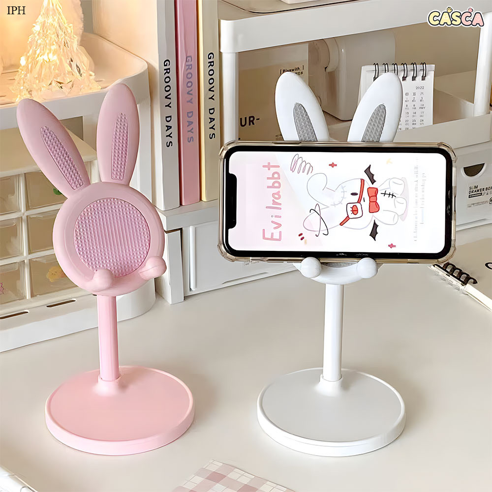 Suporte Para Celular e Tablet Mesa Orelha de Coelho Ajustável Fofo ZJ008
