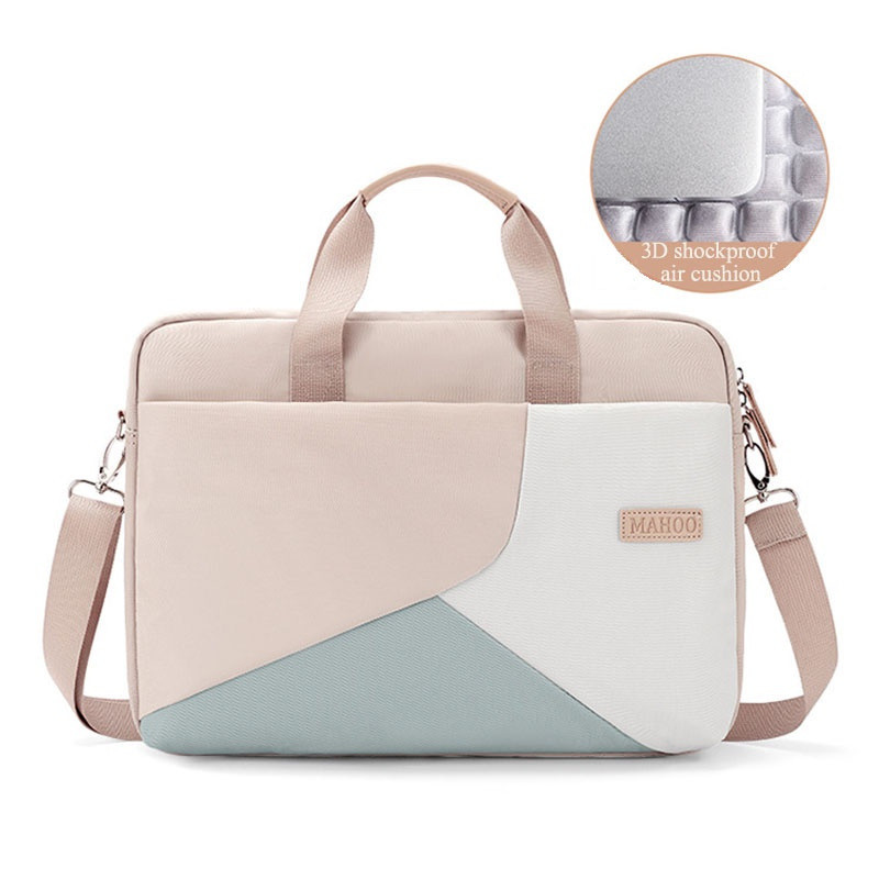 Capa Leve Para Laptop Com Grande Capacidade , À Prova D'água E De Choque Bolsa De Viagem De Escritório 13.3 14 15 . 9SFO