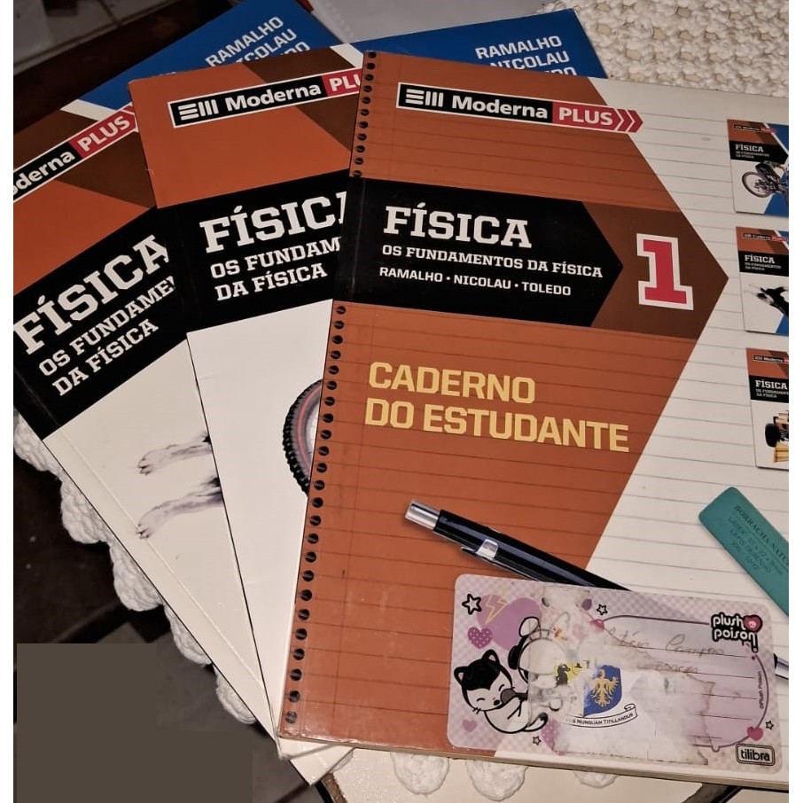 Os Fundamentos da Fisica 1 Ramalho Nicolau Toledo (escolha  o volume - a PARTE.)