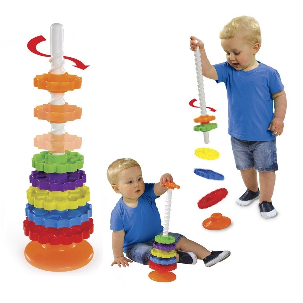 Brinquedo Didático Giro Mágico Dismat - Com engrenagens ou bolinhas