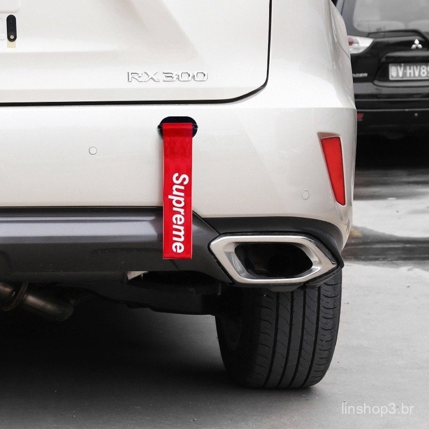 Extreme Trailer Carro Decorativo Corda/Corda de tração Personalidade Reboque Corda amortecedor dianteiro Colar de reboqu
