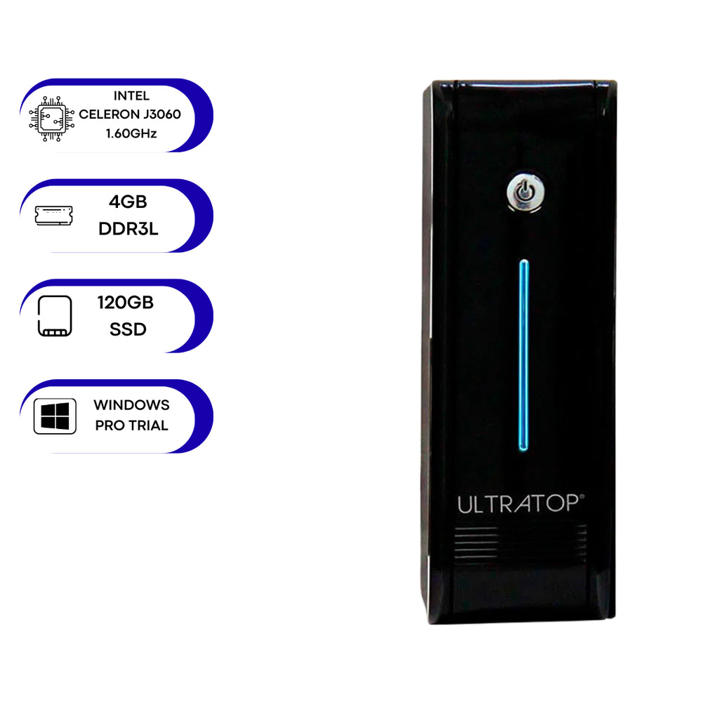 Mini Desktop Ultratop Centurium Celeron J3060 4GB/120GB