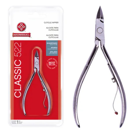 Alicate De Cuticula Profissional Classic 522 Mundial Afiado