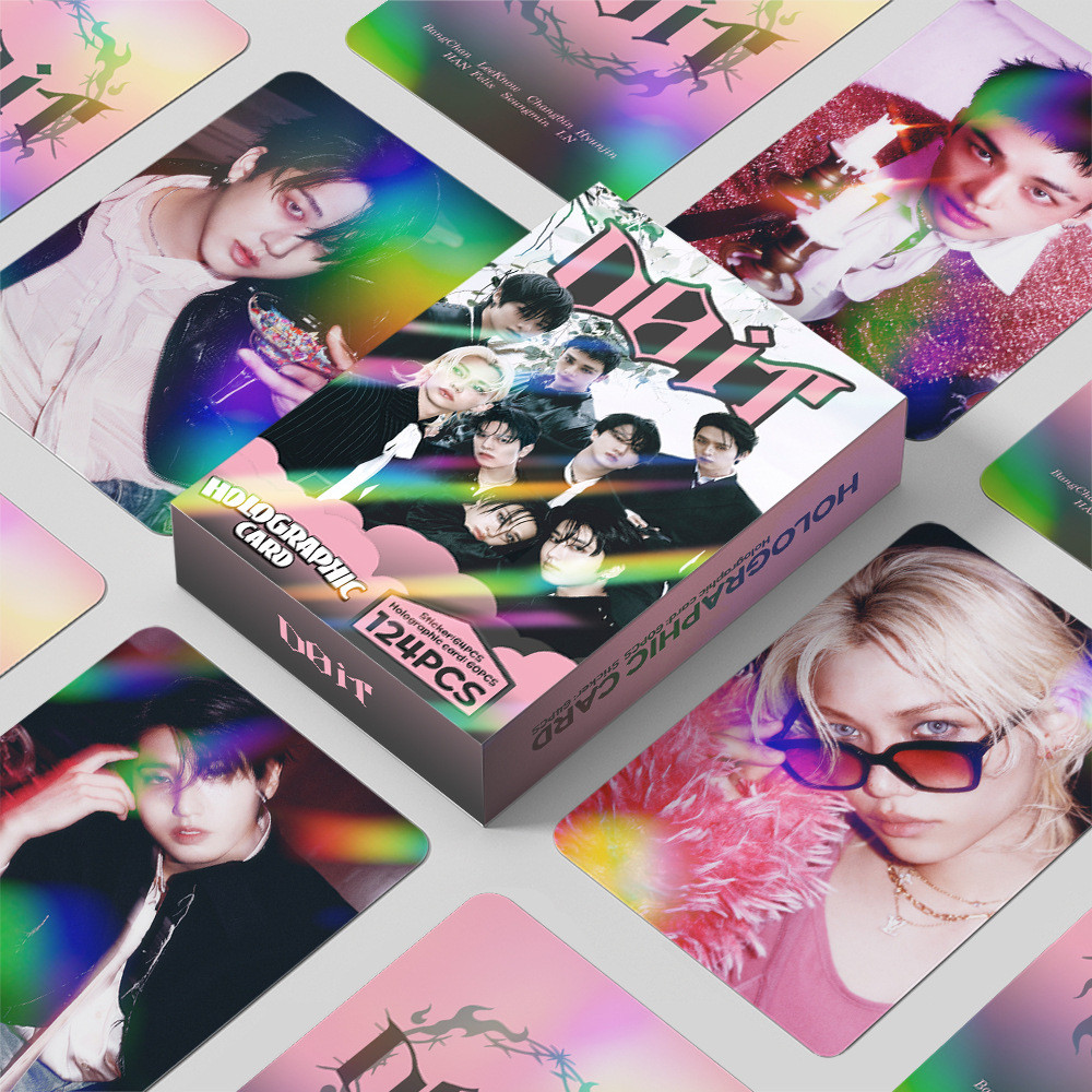 124 Pçs/set Kpop Idol STRAYKIDS 2026 DO IT ablum laser post lomocard Para Coleções De Fãs