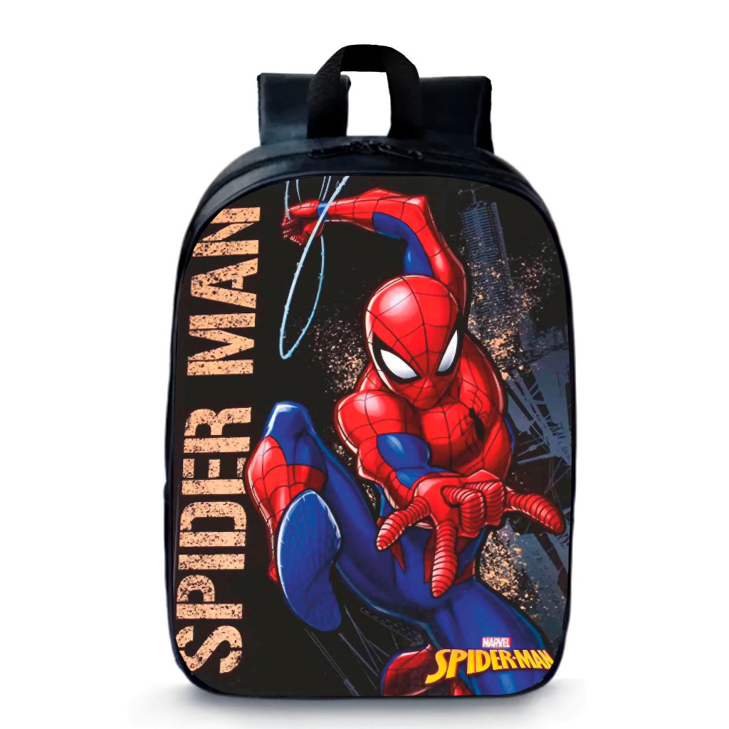 Mochila Pequena Pré-escolar Homem-Aranha Spider-Man Desenho Lançamento 05