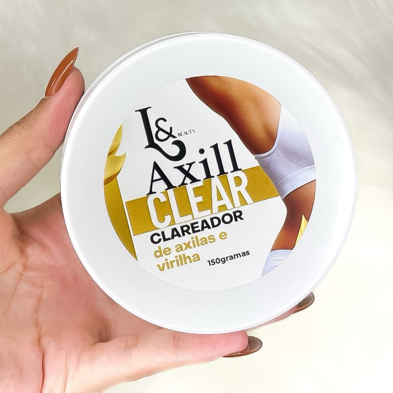 Clareador De Axilas E Virilha Com Óleo De Rosa Mosqueta Dolomita 150 gr - L&Beauty
