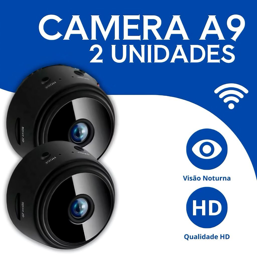 Kit 1/2/3 Câmera Mini A9 Original Wifi Com Gravador De Voz Original Mini Micro Camera