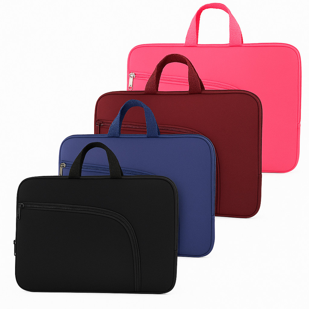 Capa para Notebook 13 / 14 / 15 / 15,6 / 17 Polegadas Com Bolso Externo e Alça Dupla Reforçada Capa de Macbook