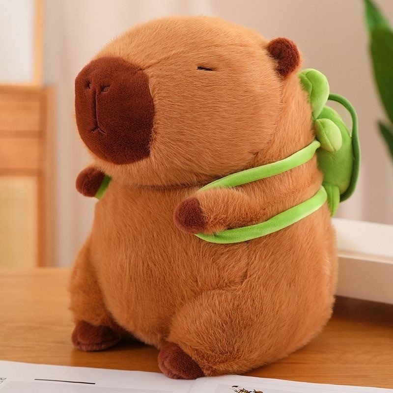 Boneca Capivara De Pelúcia Capibala Criança Presente Grande