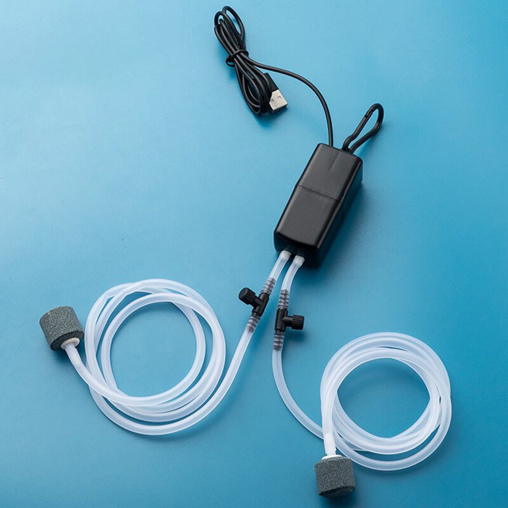 Mini Bomba de Oxigênio para Aquário – USB Portátil Silenciosa, Economizadora de Energia