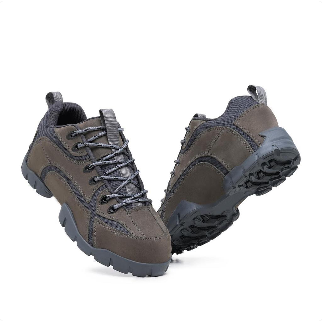 Tênis Masculino Casual Confortavel Bota Cinza