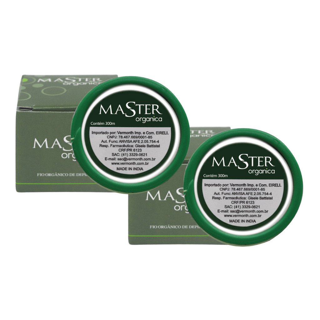 Kit 2 und | Linha Orgânica para Depilação Facial Master 300m