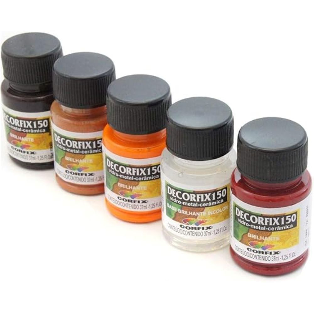 Tinta Decorfix 150 Brilhante 37 ML Corfix Ref. 19000