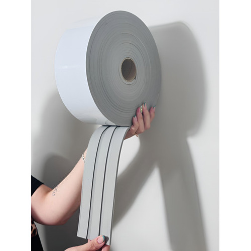 Painel Ripado Eva Cinza Autocolante 10cm x 5mm (10 Metros 3rp) Cinza