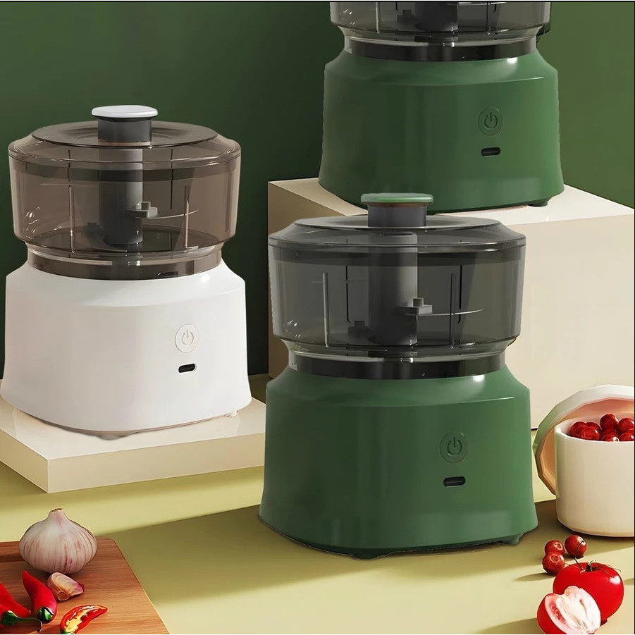 Mini Processador De Alimentos Elétrico Picador De Alho Triturador De Pimenta 350ml omni