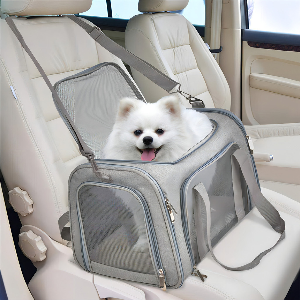 Bolsa De Viajem Para Transporte Pet Para Cães E Gatos Avião--A1711（（tamanho41*25*25）