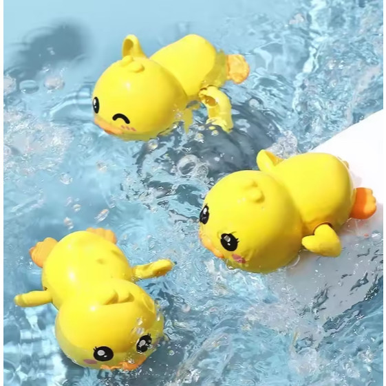 Brinquedo de Banho Tartaruguinha A Corda Que Nada Sozinha Água Banheira E Piscina Bebê