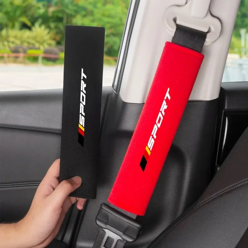Almofadas Macias E Confortáveis Do Cinto De Segurança Carro De 2 Pces , Personalizadas Elegantes Adequadas Para O Uso Ve