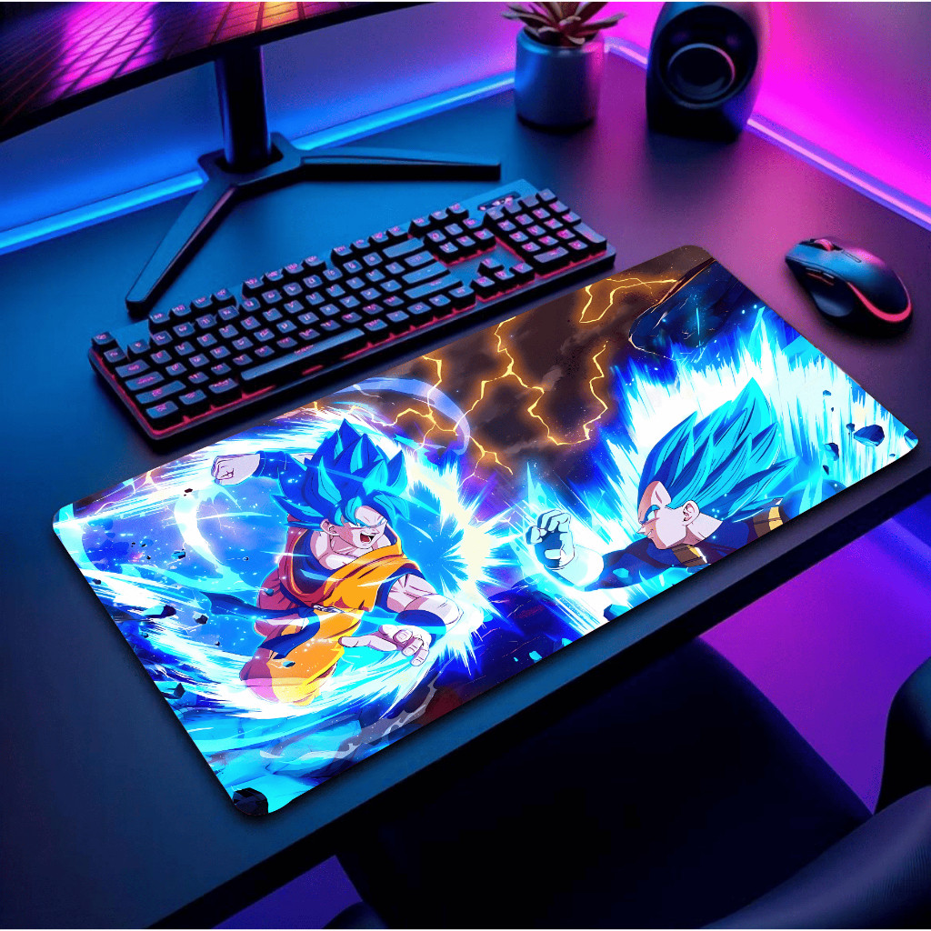 Mouse Pad  Personalizado Grande RGB Anime Heróis Exclusivo 80x30cm Confortável e Preciso ! game!