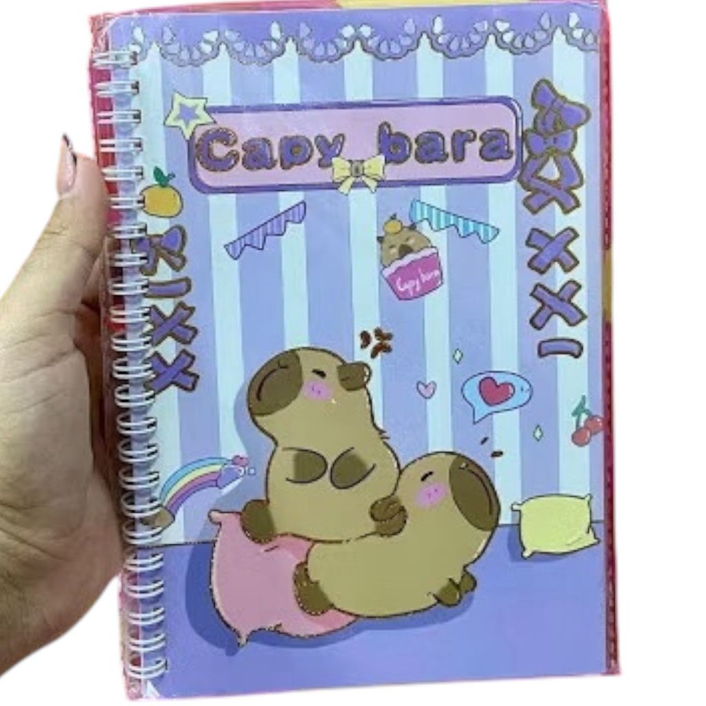 Caderneta Espiral Capivara Fofinho A5 Escolha Seu Modelo!