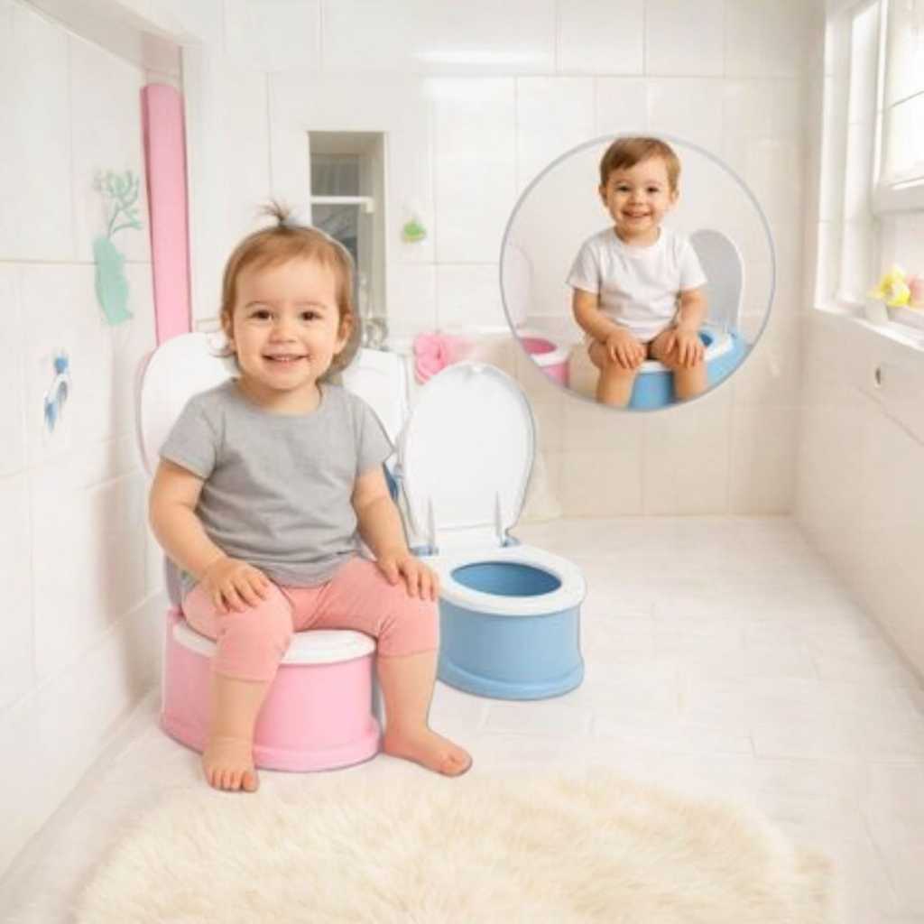 Assento Sanitário Infantil Troninho Penico Privada Com Tampa Privadinha
