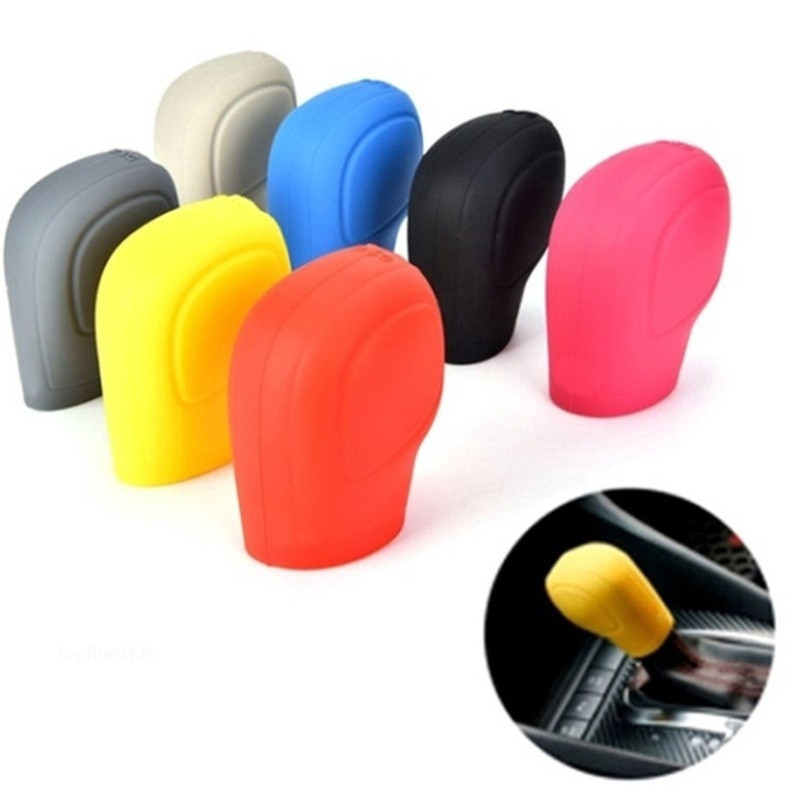 Capa de Silicone Universal para Manopla de Câmbio de Carro e Capa de Freio de Mão