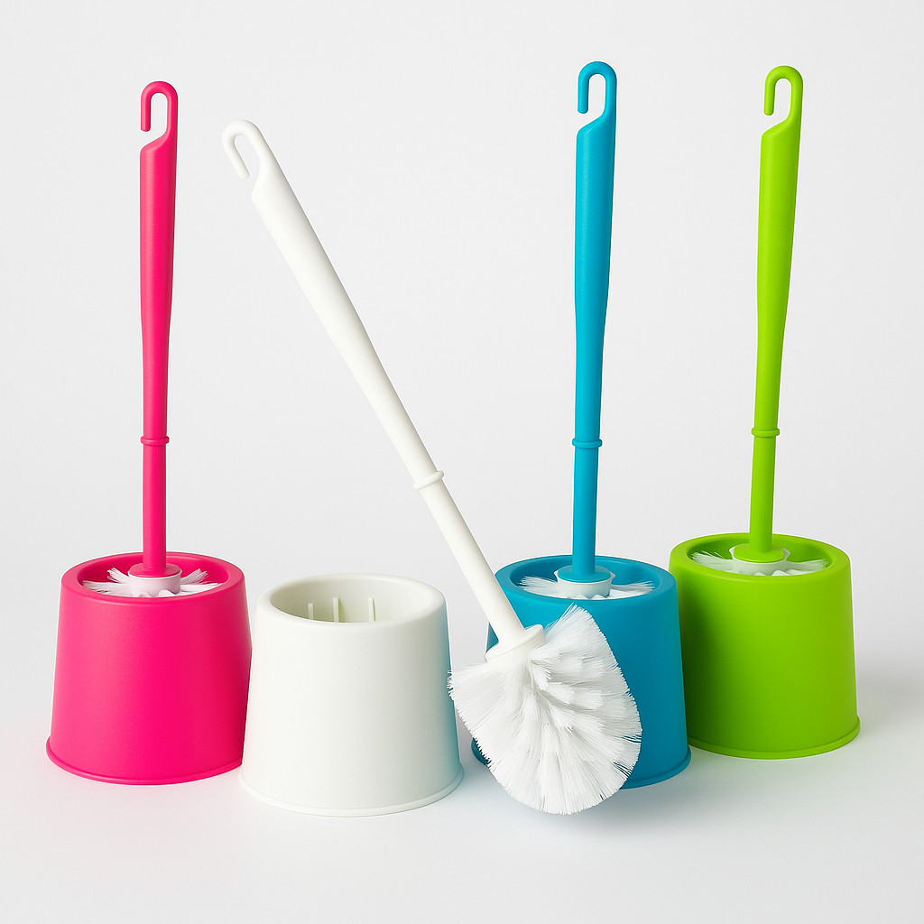 Kit 4 / 3 e 2 Escovas Sanitárias – Cores Vibrantes e Limpeza Rápida