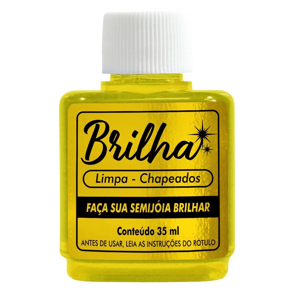Limpa Folheados Brilha Original 35ml - Limpar Folheados