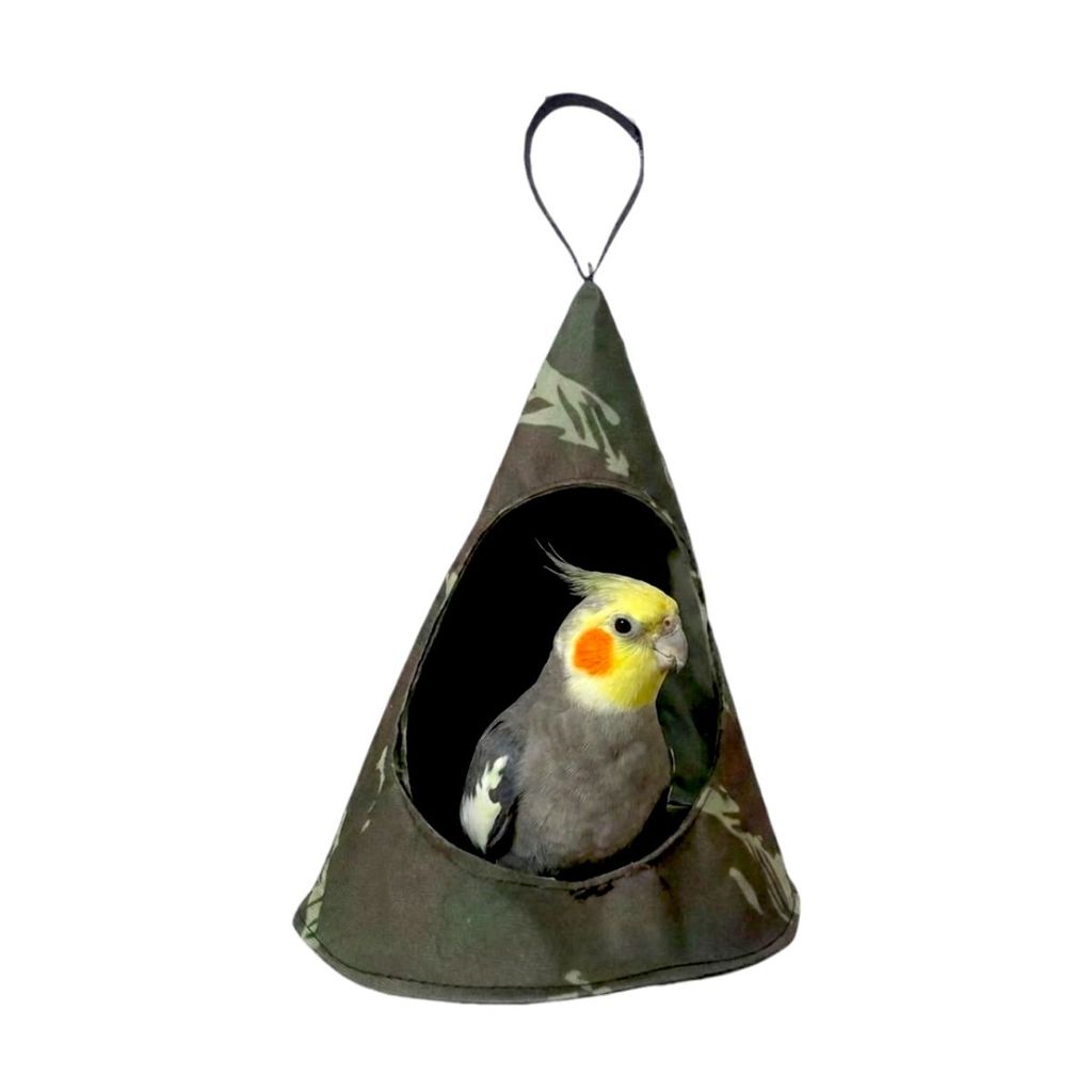 Toca para Calopsitas Cabana Frio Inverno Suspensa p/ Aves Periquitos Agapornes Canário Semelhantes