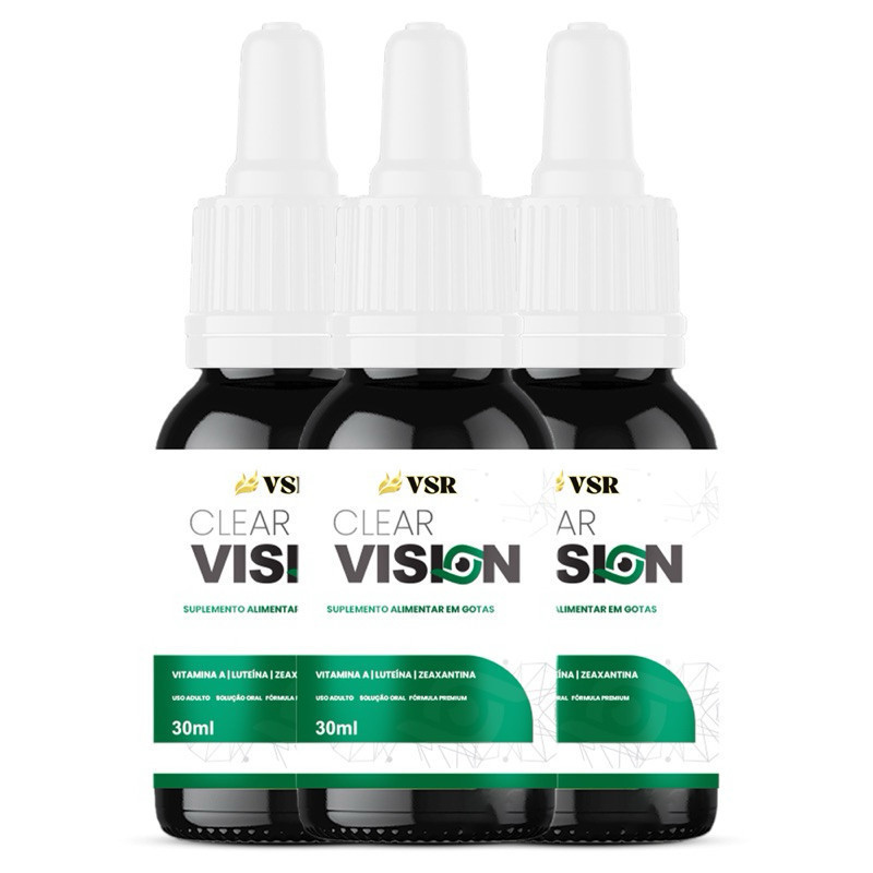 Clear Vision 90ml Original - 3un - Loja Oficial Compra Segura!