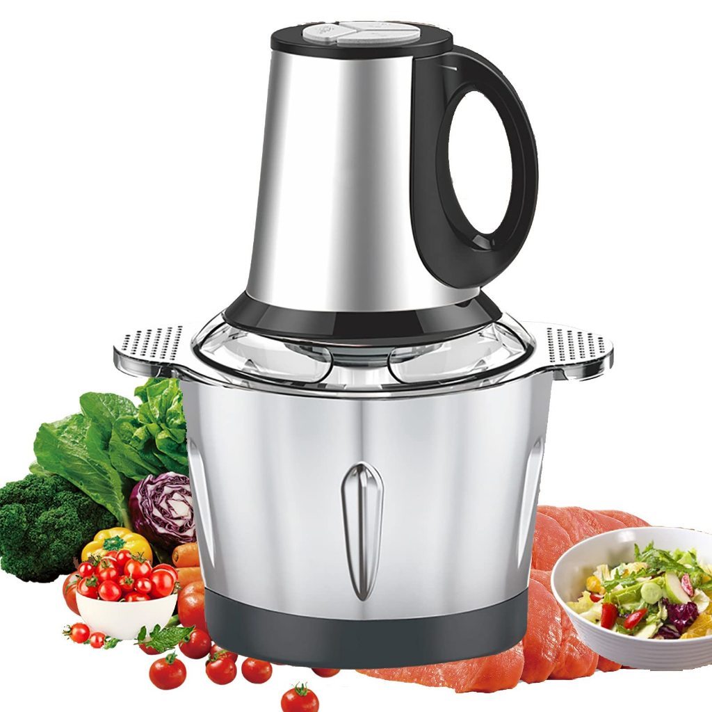 Triturador De Alimentos Alça 110v/220v Carne e Legumes Elétrico 2L 3L