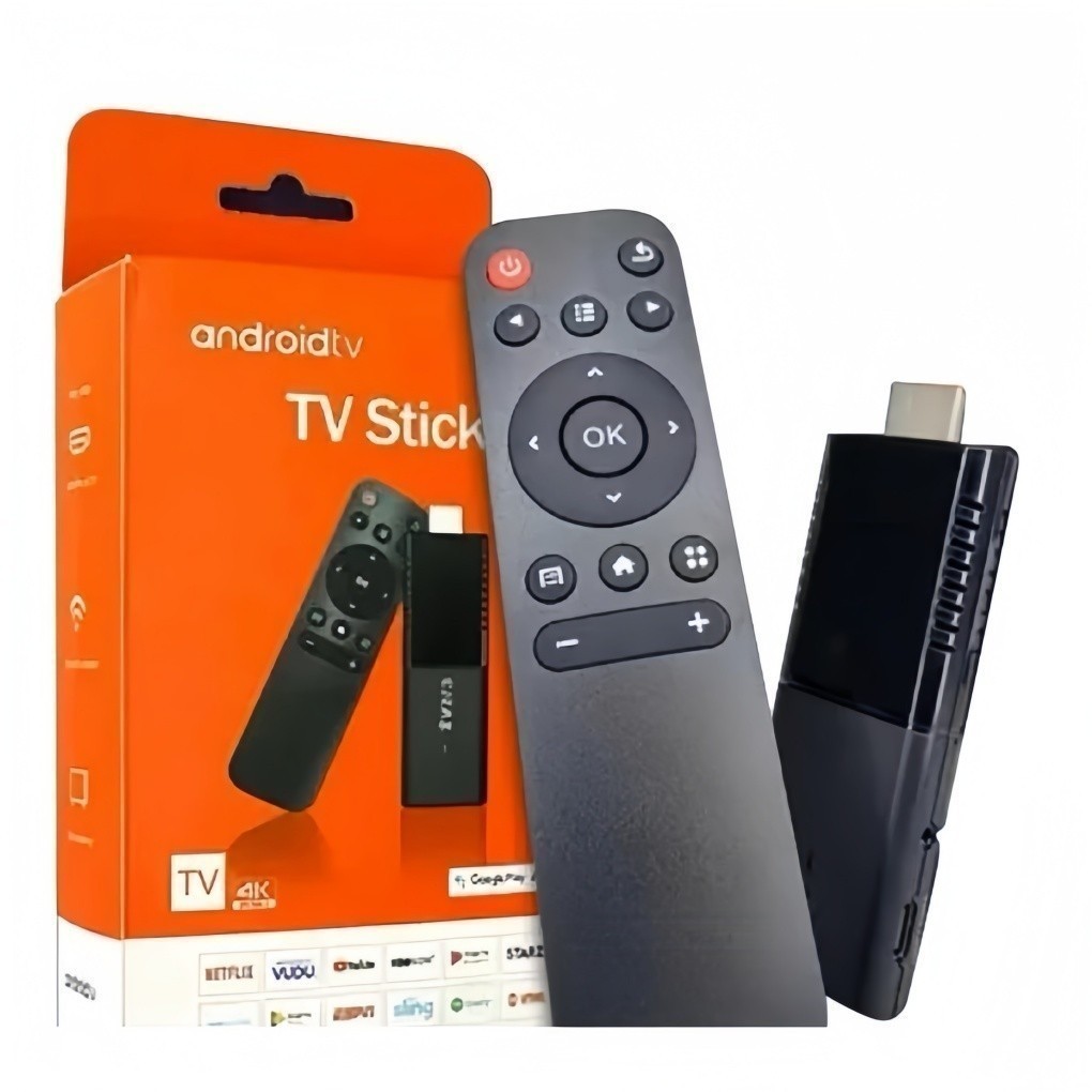 Smart TV Stick Android 4K | HDMI | WiFi | Mini | Preto | Controle