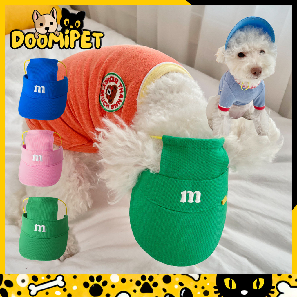 Boné Estiloso para Pets Doomipet – Ajustável, Confortável e Super Fofo