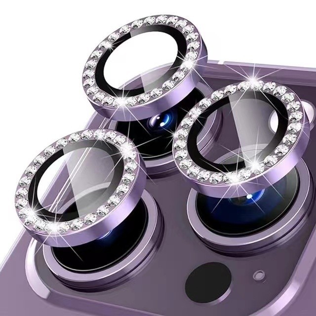 Kit Película Lente De Câmera Brilho Diamante Para Iphone 17 17AIR 17PRO 17PROMAX