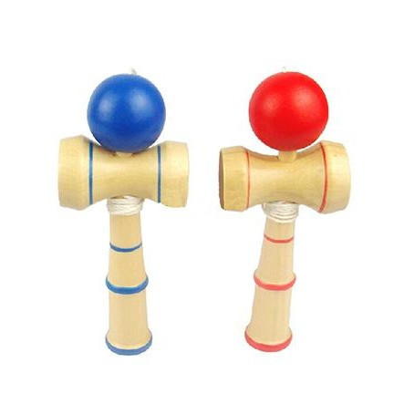 [MAR] 1pc Kid Funny Kendama Ball Japonês Tradicional Madeira Jogo Habilidade Brinquedo Educacional Presente COD